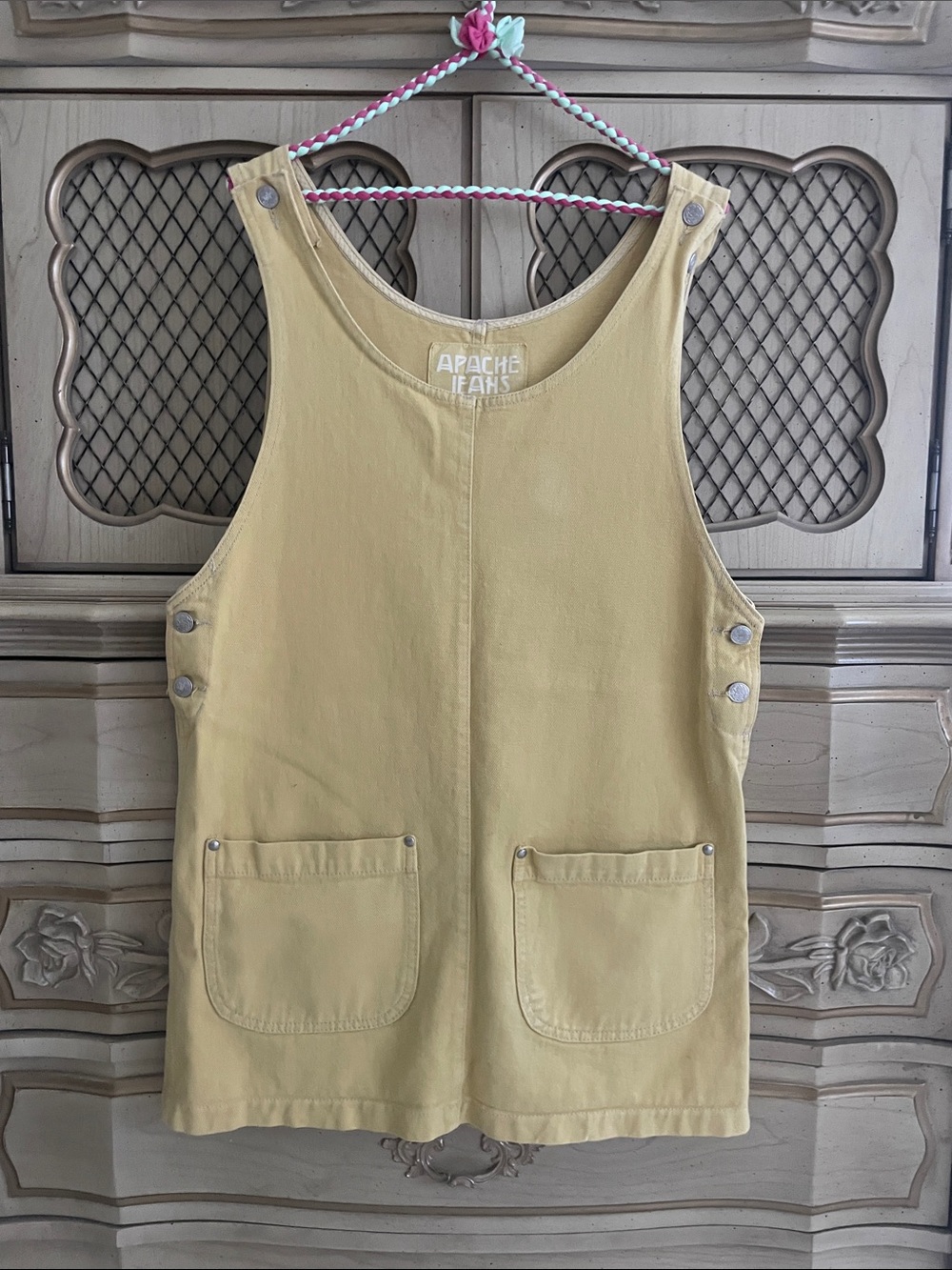 Women’s Yellow Denim Jumper